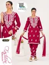Elizabeth Vol 5 By Blue Hills Rayon Kurtis With Bottom Dupatta Exporters In India